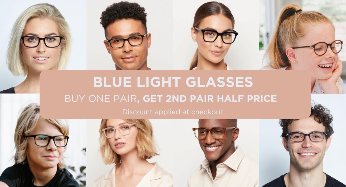 Blue Light Glasses Buy One Get One Half Price%]