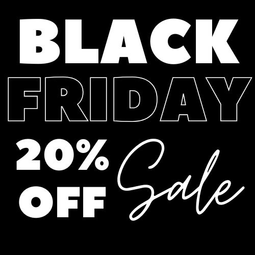 Black Friday 20% Off