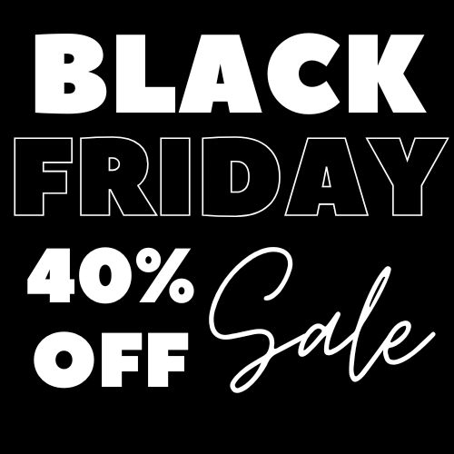 Black Friday 40% Off